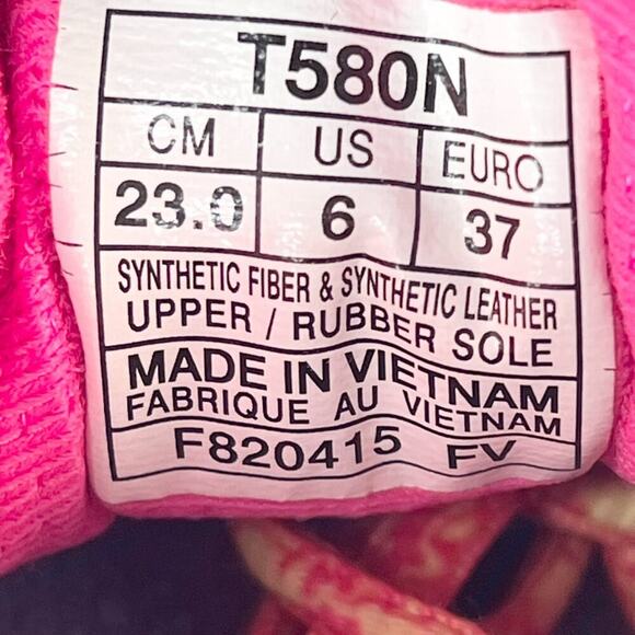 Asics Gel-Noosa Tri 10 Running Sneakers Shoes Neon Pink Blue Green Women 6 - Picture 14 of 14